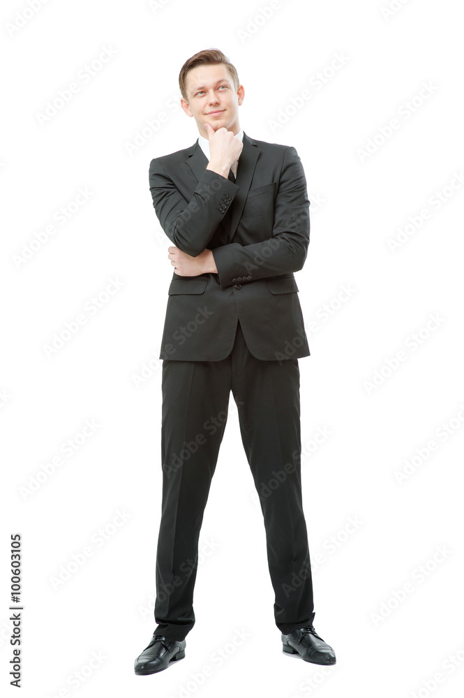 thoughtful young man in formalwear thoughtful young man in formalwear