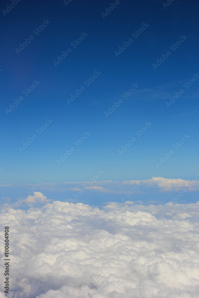 Fototapeta premium Soft clouds over view
