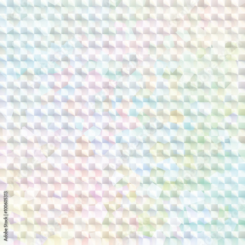 pale rainbow colored hologram sticker