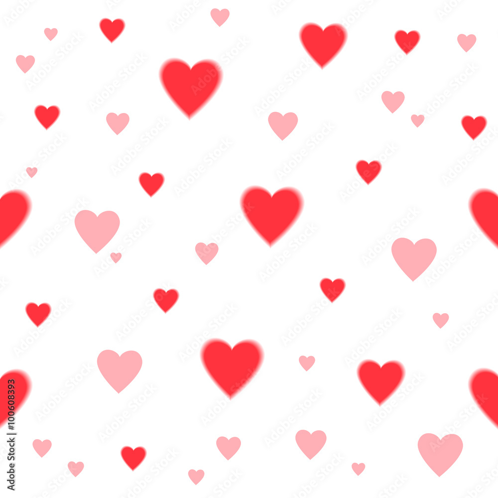 Background with hearts. Vector illustration