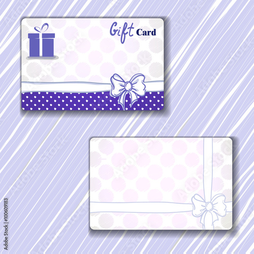 gift certificate in a light and pleasant style
