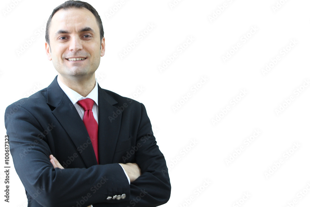 Turkish Male smiling isolated on white background. Turkish Male smiling isolated on white background.
