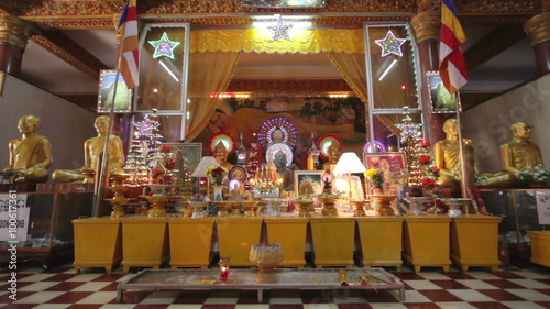 Buddha statues in temple