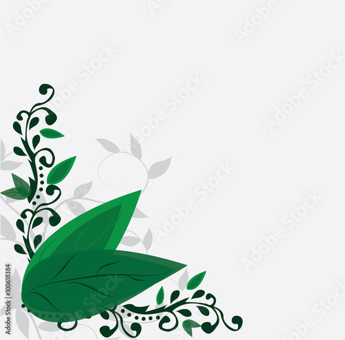 Abstract floral background