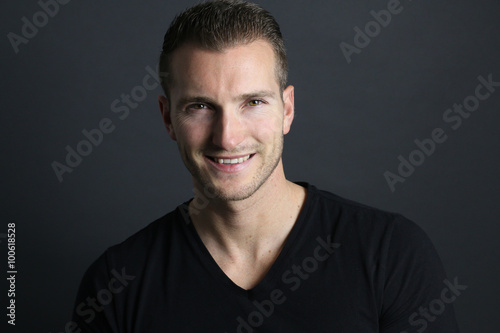 handsome man smiling © rdrgraphe