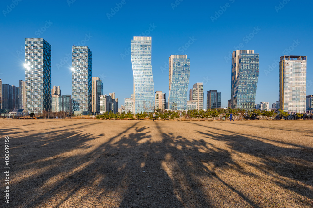 Central Park in Songdo International Business District , Incheo Central Park in Songdo International Business District , Incheo