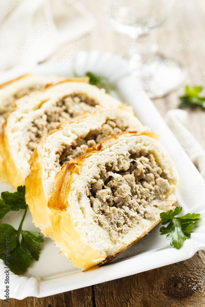 Homemade meat pie Homemade meat pie