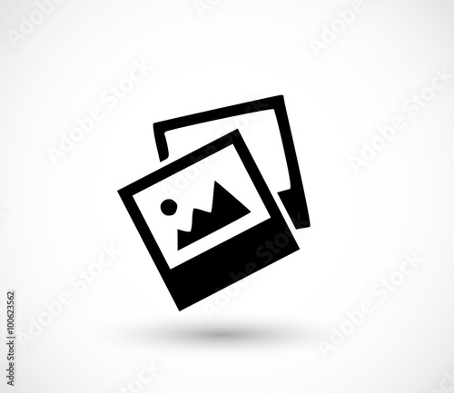 Photo icon vector