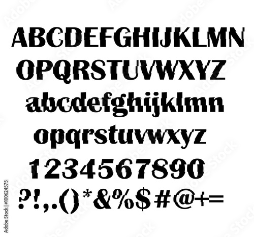 Shift alphabet vector
