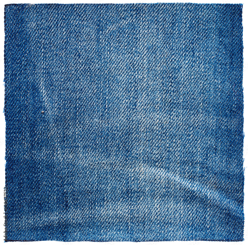 Piece of jeans fabric Piece of jeans fabric