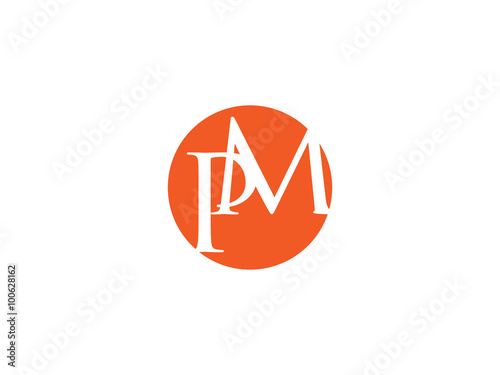Free Download Double PM letter logo - GFXLoad