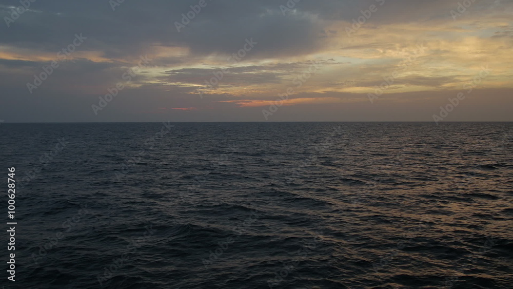 Beautiful sunset in the sea Beautiful sunset in the sea