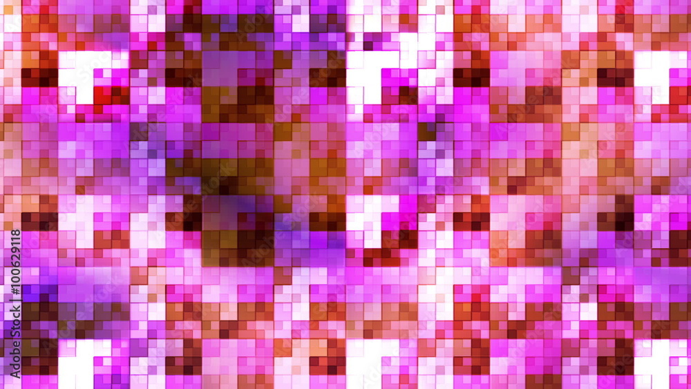 Broadcast Twinkling Hi-Tech Wall, Magenta Orange, Abstract, Loopable, HD Broadcast Twinkling Hi-Tech Wall, Magenta Orange, Abstract, Loopable, HD