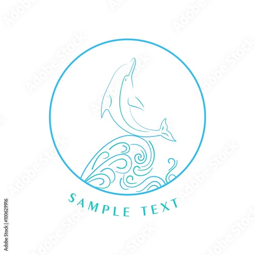 wave and fish
