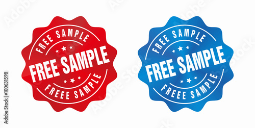 Vector Free Sample Badge