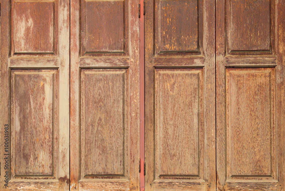 Antique wood texture background of window Antique wood texture background of window
