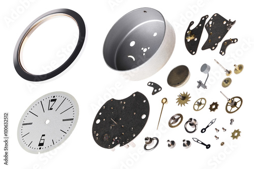 disassembled the clock