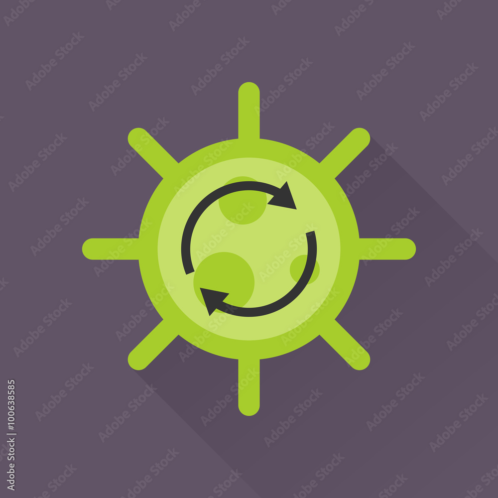 Virus & icon Virus & icon