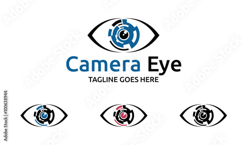 camera eye logo design