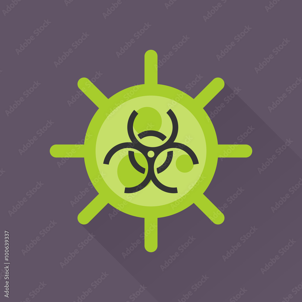 Obraz premium Virus & icon