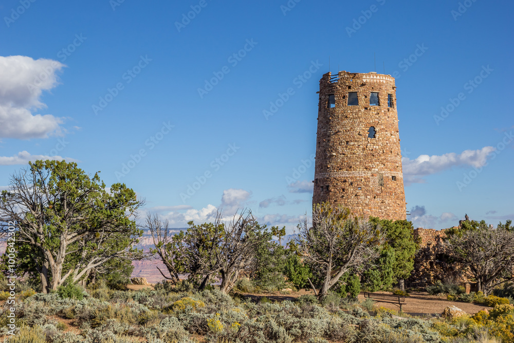 Watch tower at the Grand Canyon