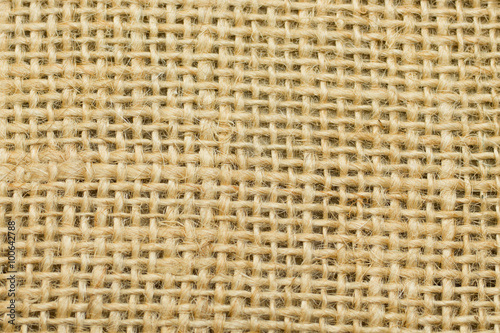 beige sackcloth texture closeup