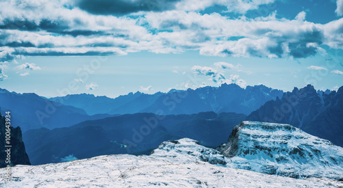 Alps mountains view