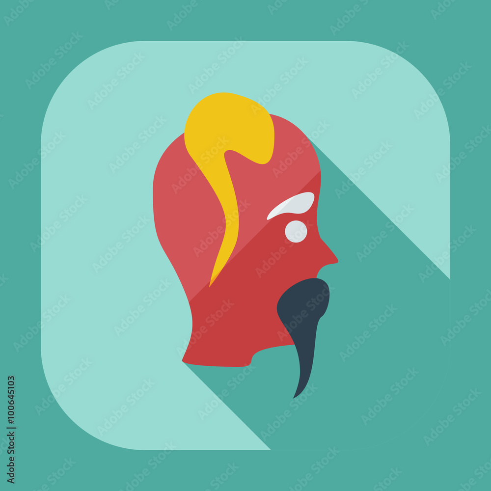 Flat modern design with shadow icons Kozak Flat modern design with shadow icons Kozak