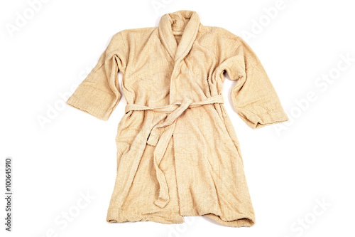 terrycloth bathrobe