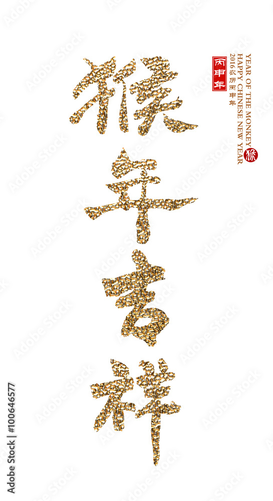 2016 Chinese Lunar New Year of the Monkey,Translation of small t