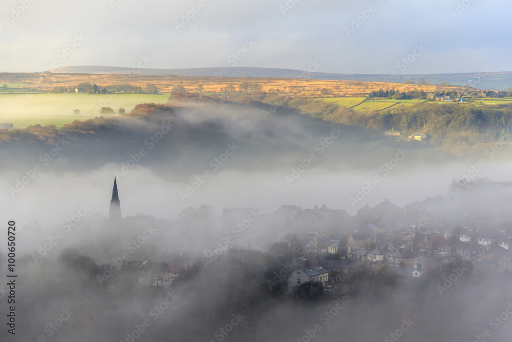 Obraz premium Fog in Halifax