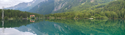 Fototapeta Naklejka Na Ścianę i Meble -  Anterselva lake, Dolomites