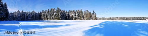 Panorama Winterlandschaft photo