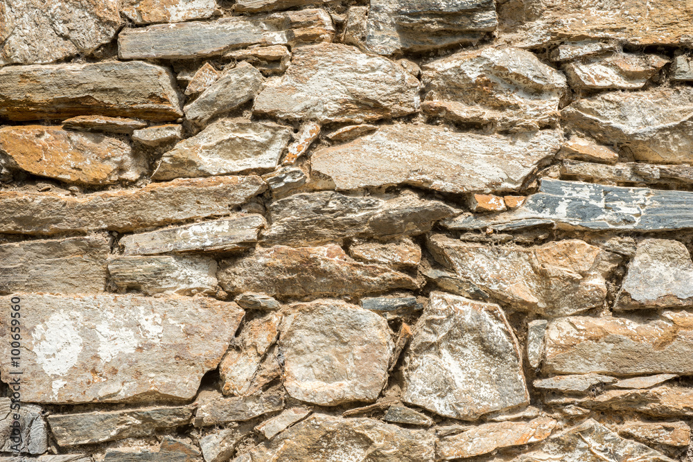 Stone wall texture, background with copy space Stone wall texture, background with copy space