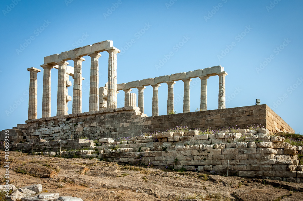  Greek temple  of Poseidon