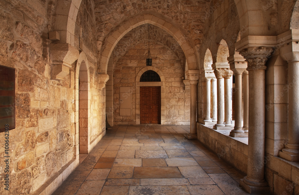 Franciscan Monastery in Bethlehem. Palestinian territories. Israel
