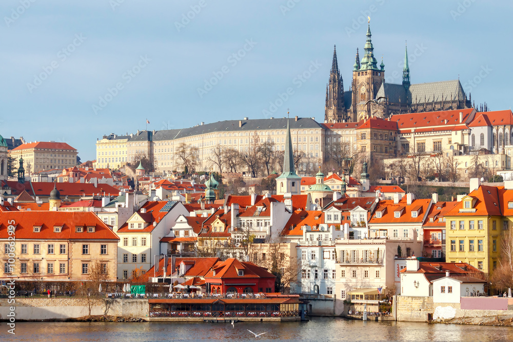 Obraz premium Prague. View of the old city.