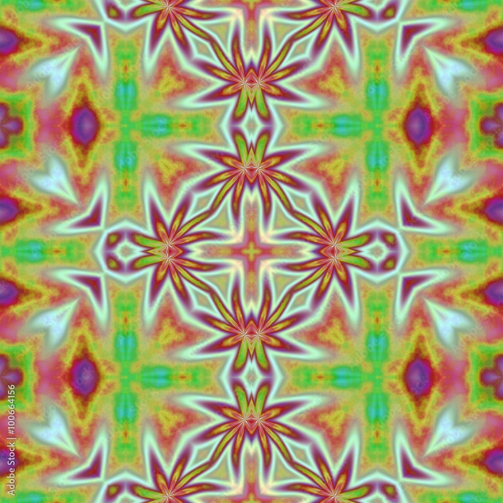 Kaleidoscopic wallpaper tiles. Background or texture(You can find more templates and textures in my portfolio)