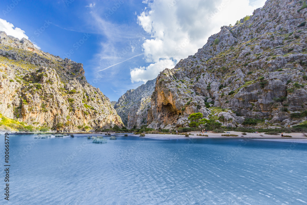 Beautiful view of Sa Calobra on Mallorca Island, Spain Beautiful view of Sa Calobra on Mallorca Island, Spain