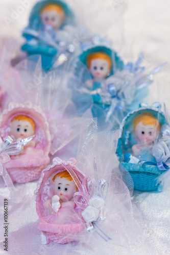 Baby girl and boy christening accessories