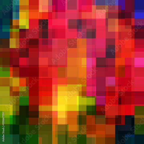 Abstract colorful background from squares. Vector illustration. Eps 10