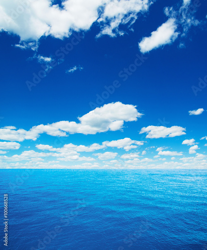 perfect sky and ocean