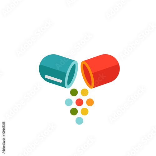 Divided capsule
