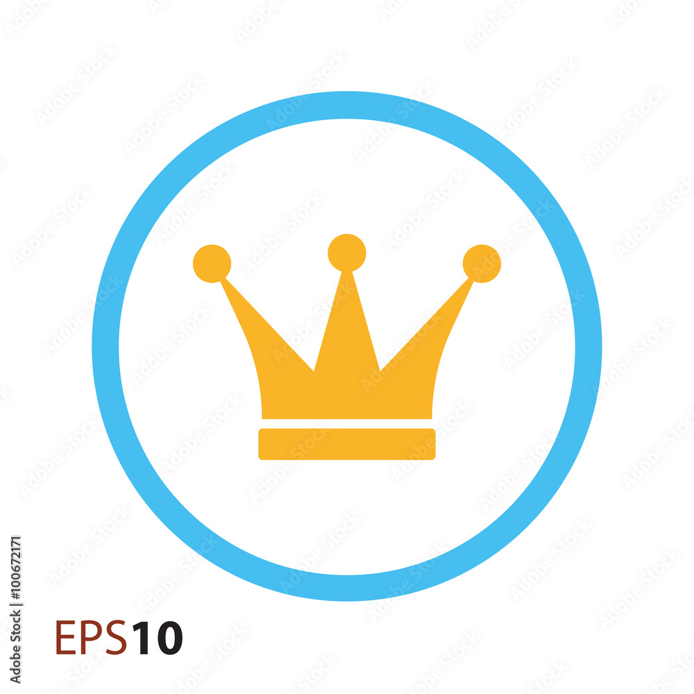 Crown icon for web and mobile Crown icon for web and mobile