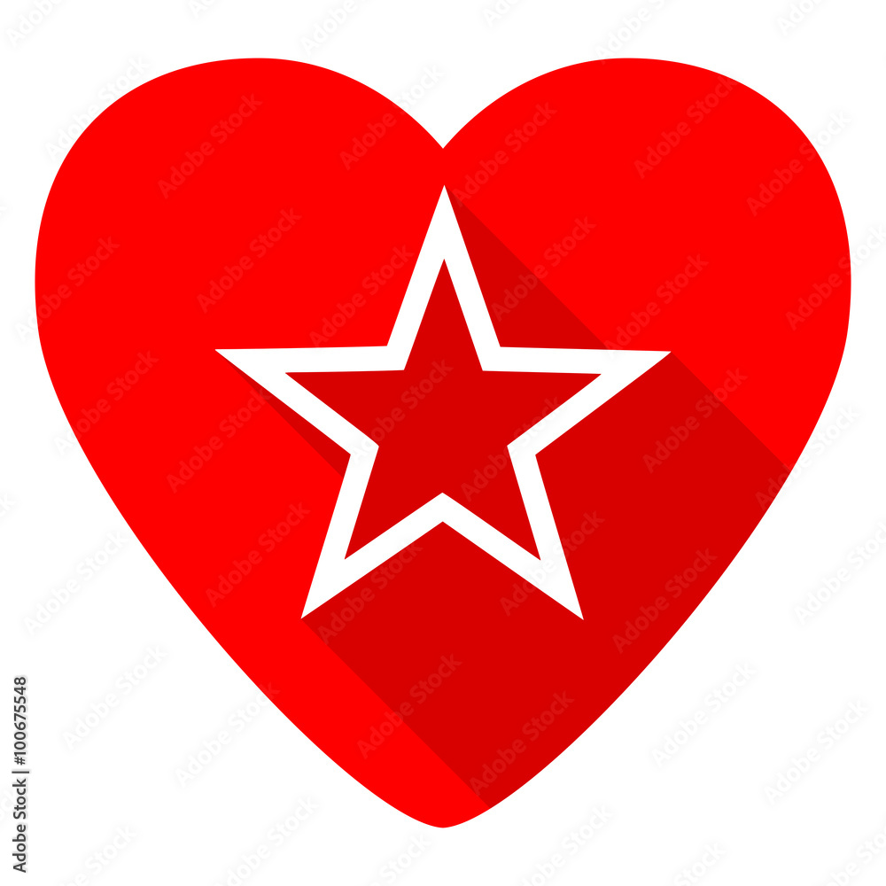 star red heart valentine flat icon star red heart valentine flat icon