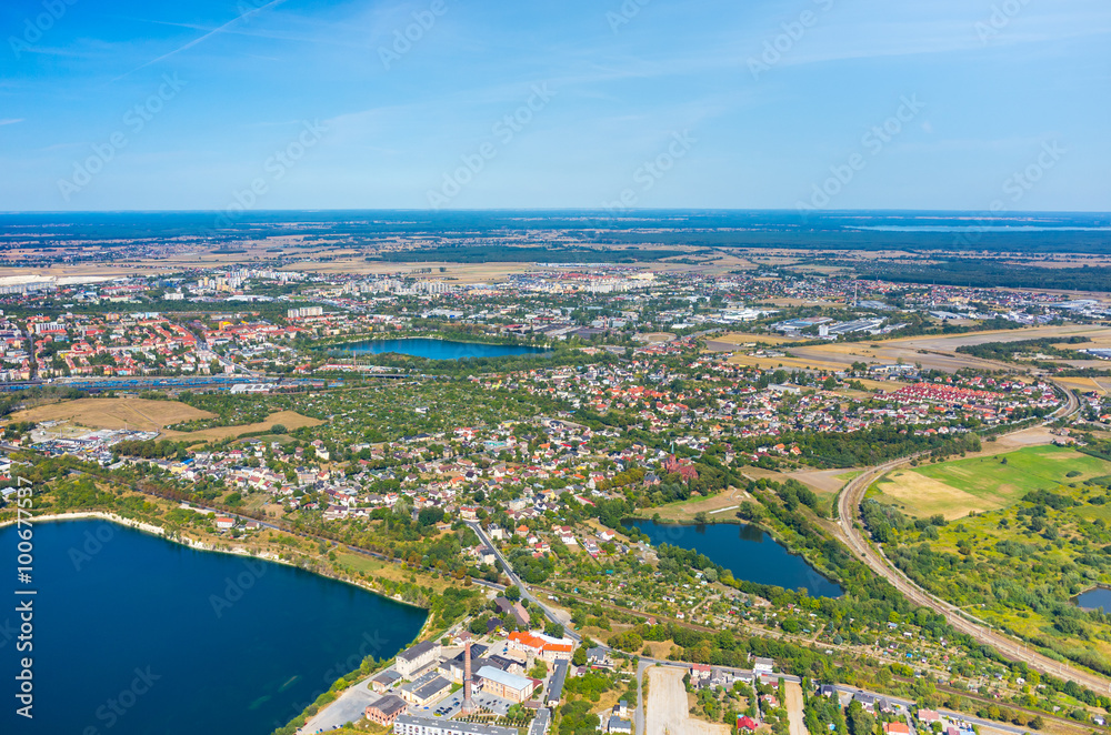 Aerial view of Opole