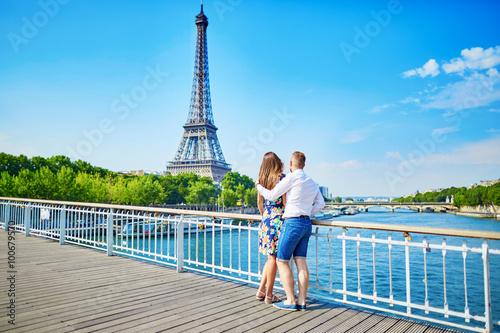 Young romantic couple having a date in Paris © Ekaterina Pokrovsky