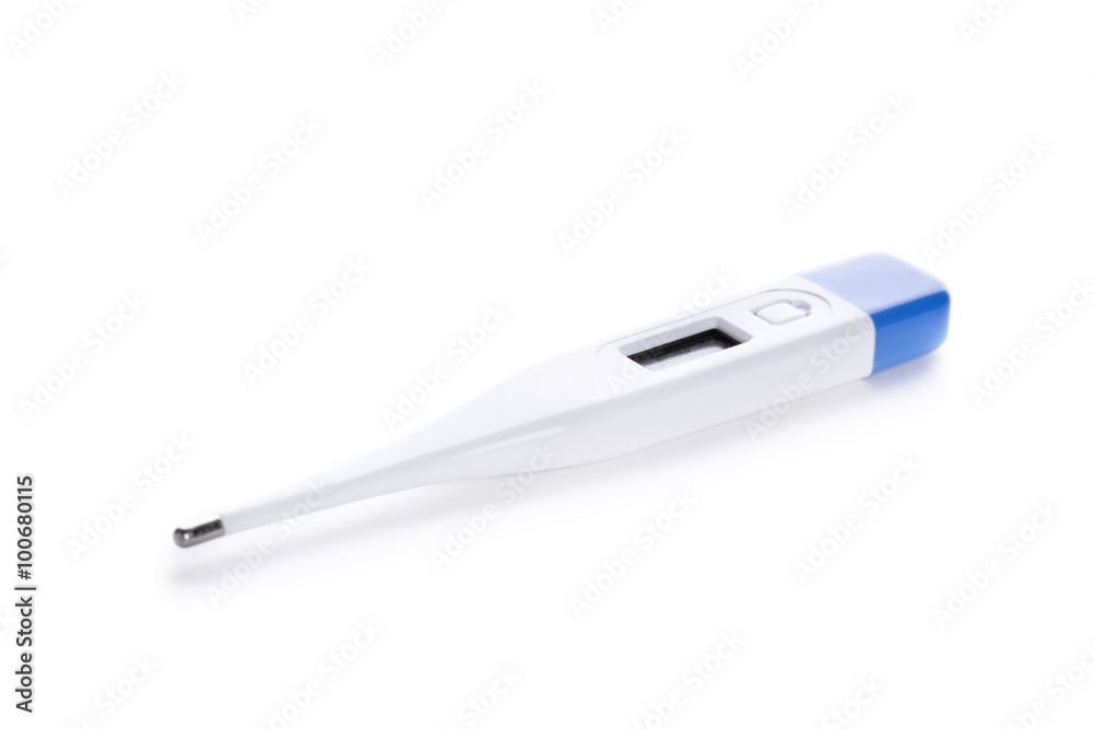 Digital thermometer on white Digital thermometer on white