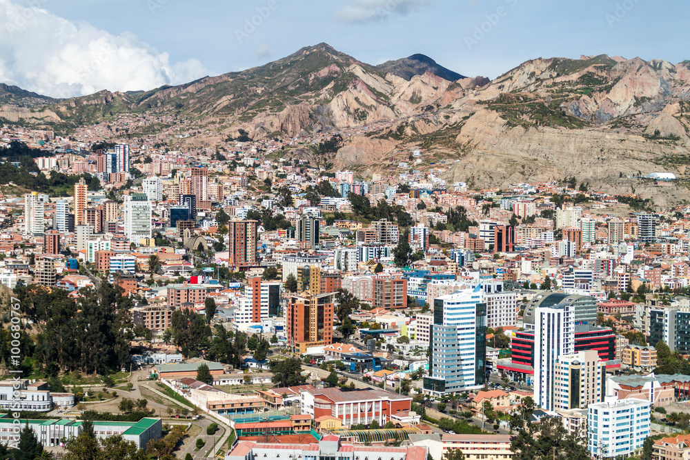 Zona Sur (Southern Zone), modern neighborhood of La Paz, Bolivia