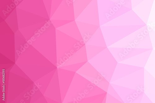 Obraz na plátně pink geometric rumpled triangular low poly origami style gradien